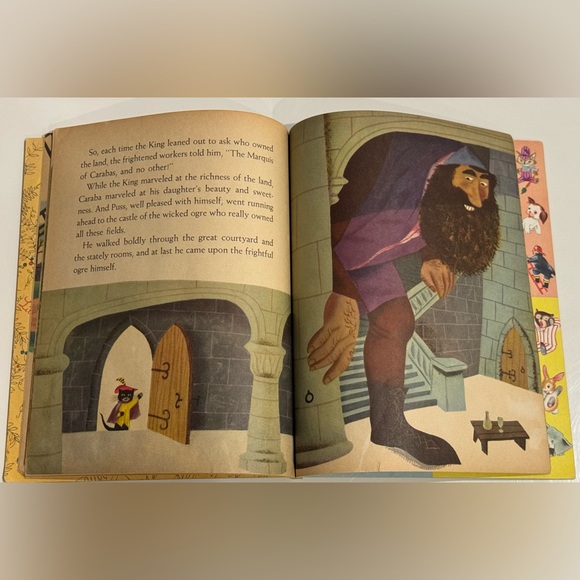 Vintage 1959 Little Golden Book - Puss in Boots Charles Perrault “B” - Picture 11 of 16